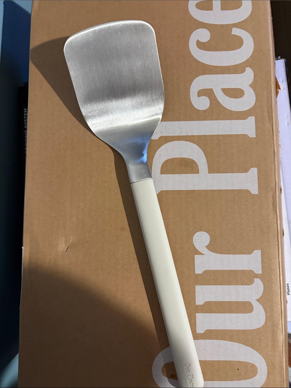 Stainless Steel Spatula with Cream Handle - Our Place